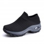 Cross Border Popular Large Size Women's Shoes, Air Cushioned Flying Woven Sports Shoes, Foot Covers, Fashionable Rocking Shoes, Casual Shoes, Socks, Shoes