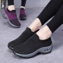 Cross Border Popular Large Size Women's Shoes, Air Cushioned Flying Woven Sports Shoes, Foot Covers, Fashionable Rocking Shoes, Casual Shoes, Socks, Shoes