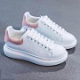 Women's Shoes  New Genuine Leather Casual Flat Bottom Small White Shoes Women's Versatile Spring Style Large Sizes 41-43 Women's Single Shoe Trend