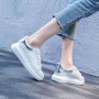 Women's Shoes  New Genuine Leather Casual Flat Bottom Small White Shoes Women's Versatile Spring Style Large Sizes 41-43 Women's Single Shoe Trend