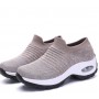 Cross Border Popular Large Size Women's Shoes, Air Cushioned Flying Woven Sports Shoes, Foot Covers, Fashionable Rocking Shoes, Casual Shoes, Socks, Shoes