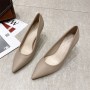 775-15  New Slim Heel Pointed High Heel Shoes For Women's Simple Commuting Outgoing High Heel Shoes Popular On The Internet Same Style