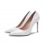 European And American Style Minimalist Shallow Cut Slim Slim Slim Slim Heel Women's Single Shoes  Spring New Nude Pointed Patent Leather High Heels