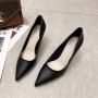 775-15  New Slim Heel Pointed High Heel Shoes For Women's Simple Commuting Outgoing High Heel Shoes Popular On The Internet Same Style